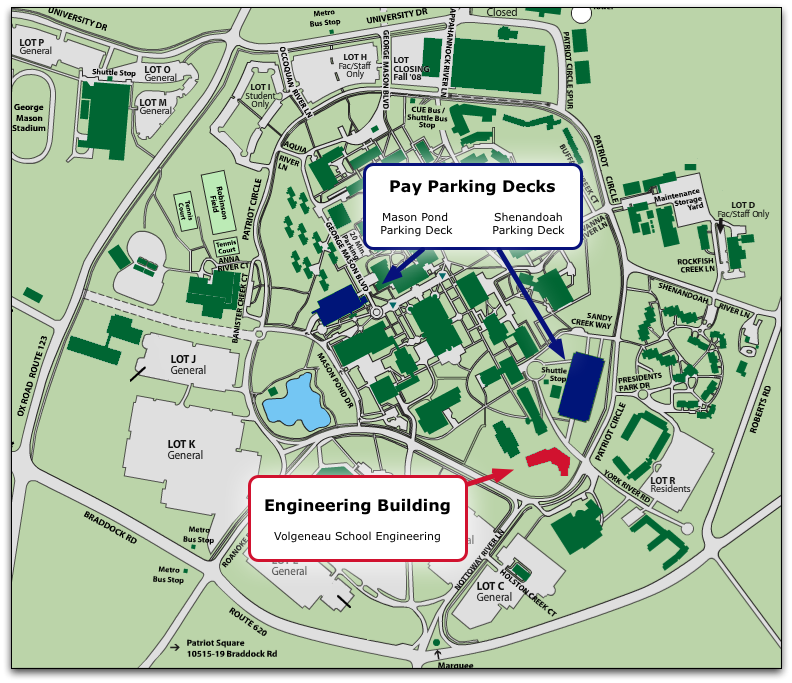 Gmu Parking Lot Map Visit the Department | George Mason Department of Computer Science