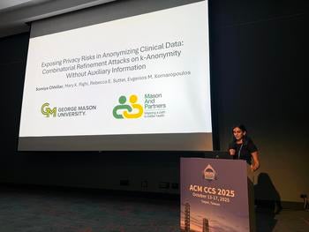 Somiya Chhillar speaking at the ACCESS Academy